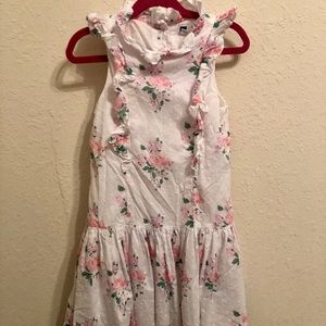 Janie and Jack Floral Drop Waist Dress Size 7